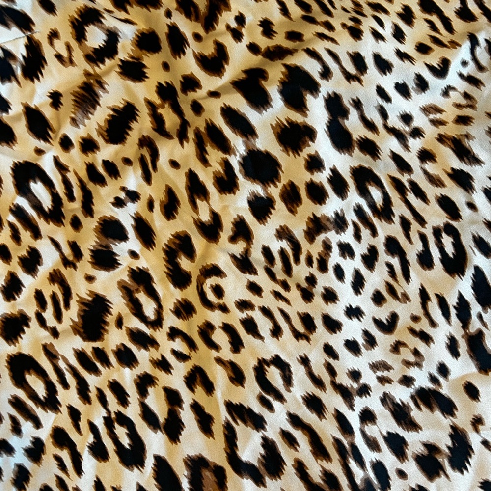 Victorias Secret Leopard Print Satin Cami and Shorts Set - Picture 4 of 5